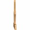 Ekena Millwork Richland Rough Sawn Timber Gable Bracket, Western Red Cedar, 84"W x 38"H x 2"D x 6"F, 11/12 Pitch GBW084X38X0206RIC00RWR - alternate 4